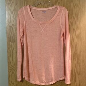 Mudd Pink Long Sleeve Top